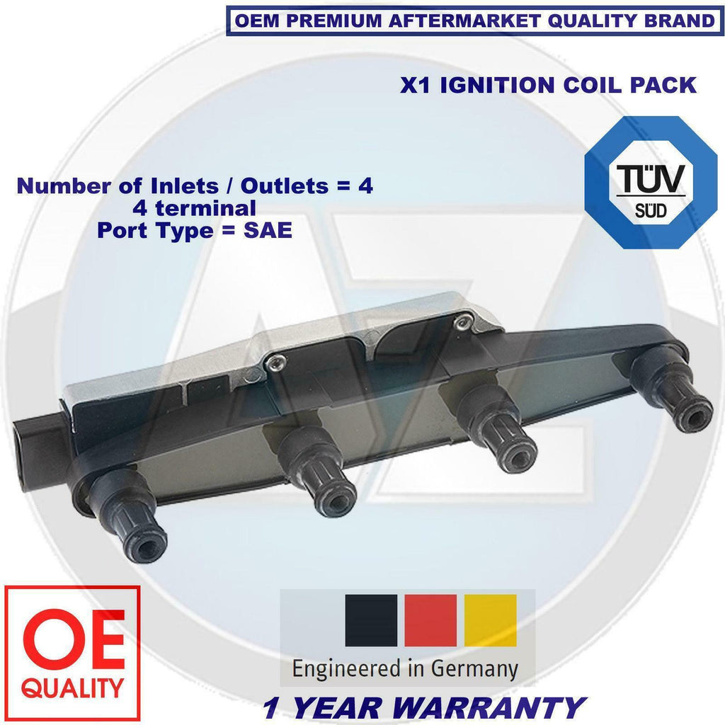 FOR SEAT AROSA SKODA FABIA FELCIA OCTAVIA VW LUPO 1.0 1.4 1.3 IGNITION COIL PACK