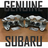 FOR SUBARU IMPREZA 2.0 / 2.5 WRX STI FRONT GENUINE BRAKE CALIPERS 4 POT PAIR OEM