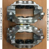 FOR SUBARU IMPREZA 2.0 / 2.5 WRX STI FRONT GENUINE BRAKE CALIPERS 4 POT PAIR OEM