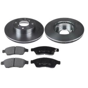 FOR SUZUKI LIANA 2002-2007 FRONT MINTEX BRAKE DISCS + BRAKE PADS SET 246mm