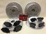 FOR TOYOTA CELICA 1.8 VVTi T SPORT 140 BHP FRONT REAR BRAKE DISCS MINTEX PADS