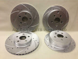 FOR TOYOTA CELICA 1.8 VVTi T SPORT 140 BHP FRONT REAR BRAKE DISCS MINTEX PADS