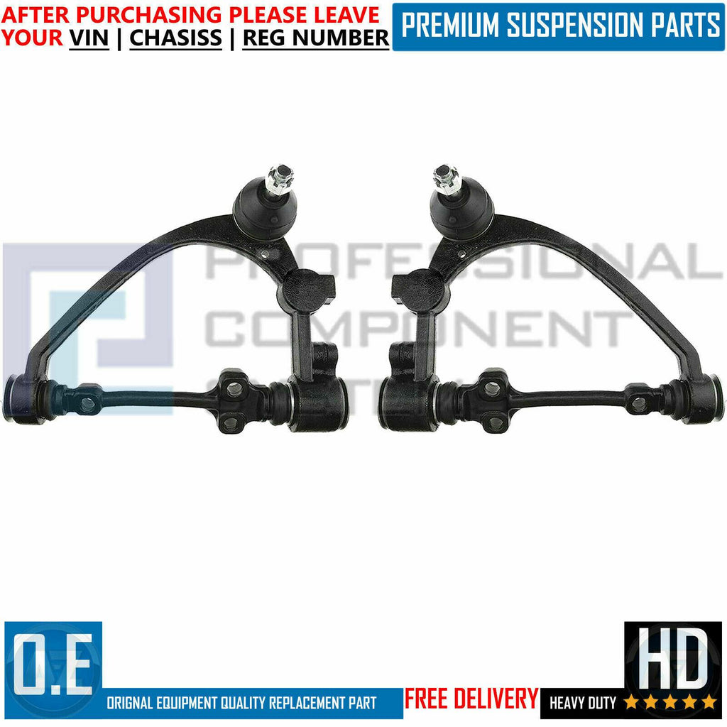 FOR TOYOTA DYNA FRONT TOP UPPER LEFT RIGHT SUSPENSION WISHBONES CONTROL ARMS X2