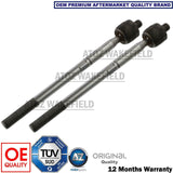 FOR VOLVO FORD 2 x FRONT LH RH INNER STEERING TIE TRACK RACK ROD ENDS PAIR NEW