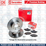 FOR SKODA OCTAVIA 2.0 TDi RS REAR GENUINE BREMBO BRAKE DISCS PADS 272mm *Solid*