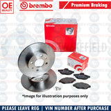 FOR AUDI A1 2.0 TDi REAR GENUINE BREMBO BRAKE DISCS PADS 272mm *Solid Type* RR