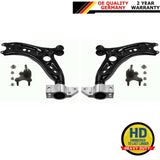 FOR VW GOLF MK6 FRONT LEFT RIGHT SUSPENSION WISHBONE CONTROL ARMS BALL JOINTS