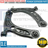 FOR VW GOLF R MK7 AUDI S3 8V FRONT LEFT RIGHT SUSPENSION WISHBONE CONTROL ARMS