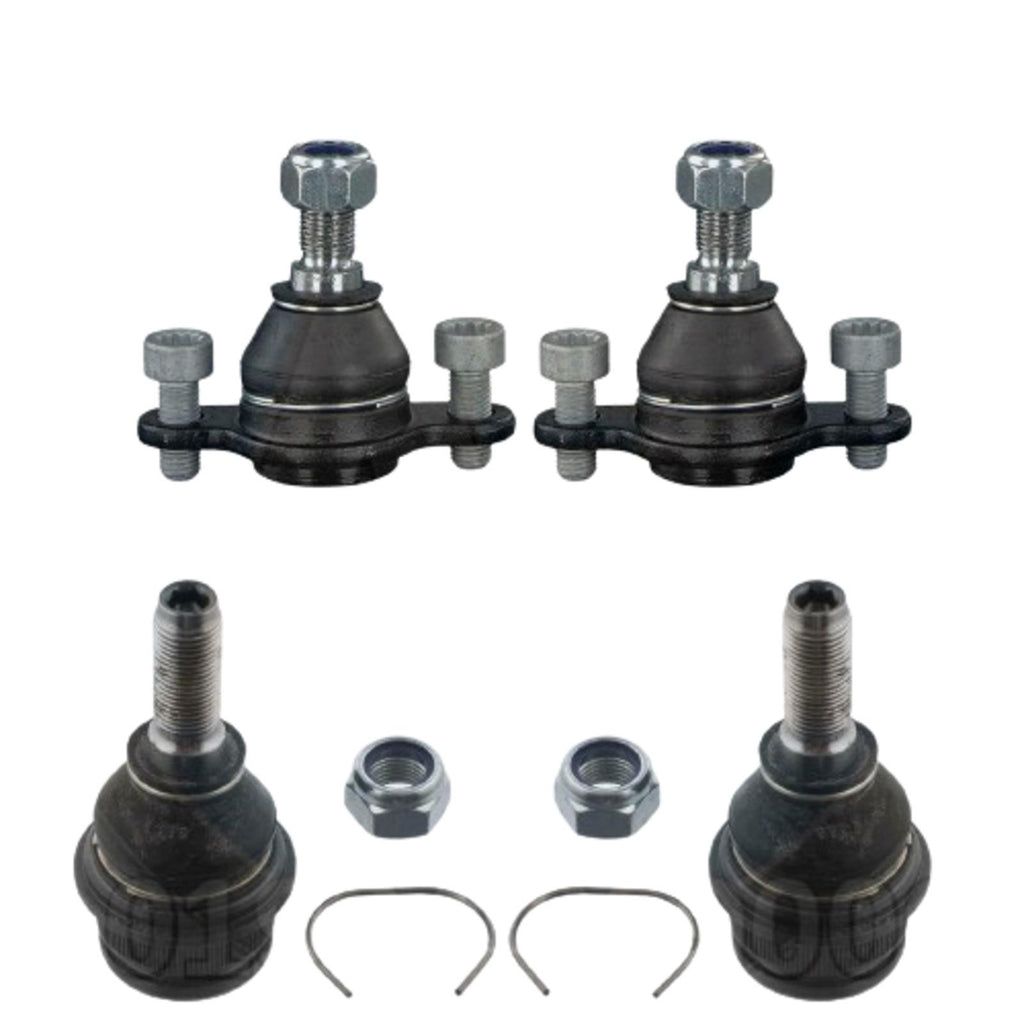 FOR VW TRANSPORTER T4 96-03 FRONT LEFT RIGHT UPPER LOWER BALL JOINTS SET HD