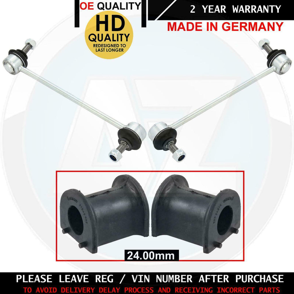 FOR VW TRANSPORTER T5 HD FRONT ANTI ROLL BAR LINKS AND D SWAY BUSHES 03-10 KIT