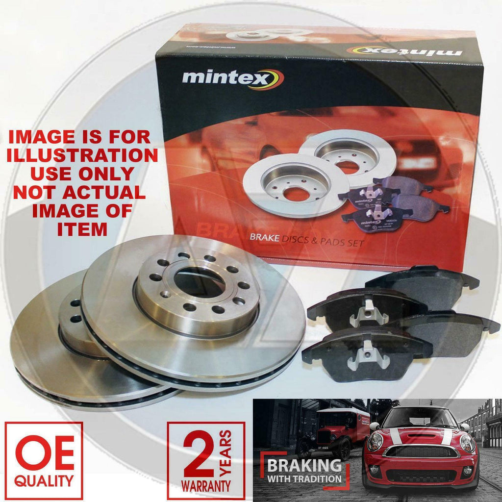 FORD C MAX C-MAX FOCUS REAR SOLID MINTEX BRAKE DISCS AND BRAKE PADS SET 270mm