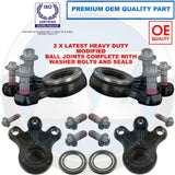 FOR CITROEN C5 C6 PEUGEOT 407 508 FRONT LOWER SUSPENSION BALL JOINTS KIT PAIR