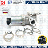 FOR HYUNDAI IX20 I30 KIA CEE'D SOUL RIO VENGA 1.6 CRDI EGR VALVE & GASKETS NEW