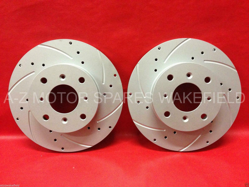 For Integra 1.8 DC2 Type R JDM UK -98 rear kinetix grooved brake discs 4 STUD