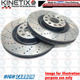 For Mini One D R50 R53 Front Drilled Brake Discs Brembo Pads Wear Sensor 276mm