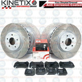 For Nissan 350z 350 z roadster G35 front rear grooved brake discs brembo pads