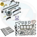 For Nissan Navara 2.5 Diesel D40 YD25 Timing chain head gasket bolts set 2010+11