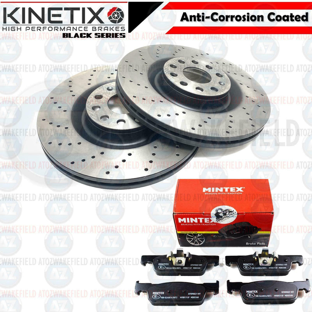 FOR SMART FORTWO FORFOUR FRONT DRILLED PERFORMANCE BRAKE DISCS MINTEX PADS 258MM