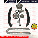 FOR SEAT IBIZA 1.4 TSI 2009- PETROL ENGINE TIMING CHAIN KIT + VVT HUB GEAR NEW