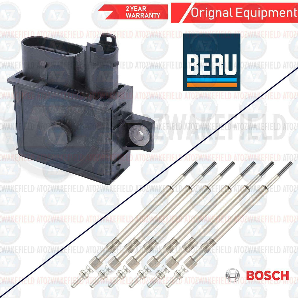 GENUINE BERU GLOW PLUG RELAY BOSCH GLOW PLUG BMW E71 E90 F07 F10 6 CYLINDER NEW