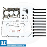 FITS VAUXHALL OPEL ADAM ASTRA K CORSA E 1.0 B10XF B10XFT HEAD GASKET SET & BOLTS