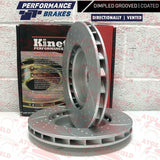 FOR BMW M3 Z3 M 3.0 3.2 FRONT KINETIX DIMPLED AND GROOVED BRAKE DISCS SET