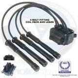 IGNITION COIL PACK SPARK PLUG LEADS FOR DACIA RENAULT NISSAN 1.2 16V 8200360911