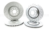 FOR CUPRA FORMENTOR DRILLED FRONT REAR BRAKE DISCS MINTEX PADS 340mm 310mm