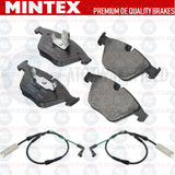 FOR BMW 1M M3 E82 E90 E92 E93 FRONT OE QUALITY MINTEX BRAKE PADS & SENSORS