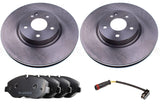 FOR MERCEDES V CLASS W447 VITO 14- FRONT BRAKE DISCS PADS WEAR WIRE SENSOR 330mm