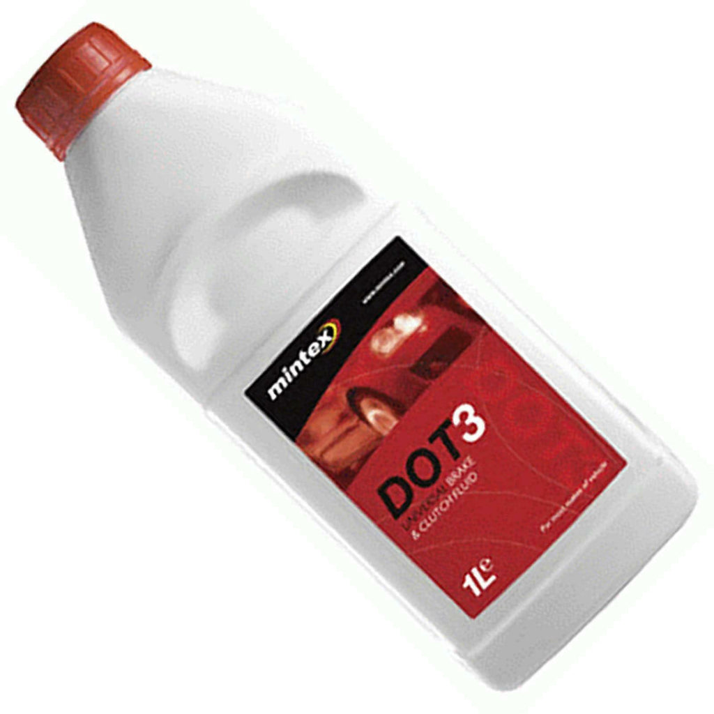 MINTEX PREMIUM HIGH QUALITY BRAKE AND CLUTCH FLUID Dot 3 Dot3 1 Litre 1LT 1 LTR