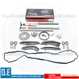 FOR BMW 116d 118d 120d UPPER LOWER DIESEL TIMING CHAIN TENSIONERS GUIDES KIT SET