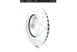 340mm FRONT CROSS DRILLED BRAKE DISCS MINTEX PADS FOR AUDI S3 8V VW GOLF R MK7