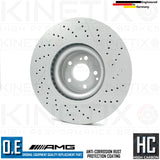 FOR MERCEDES C63 AMG BLACK SERIES 11-16 FRONT & REAR BRAKE DISCS 360mm 360mm F/R