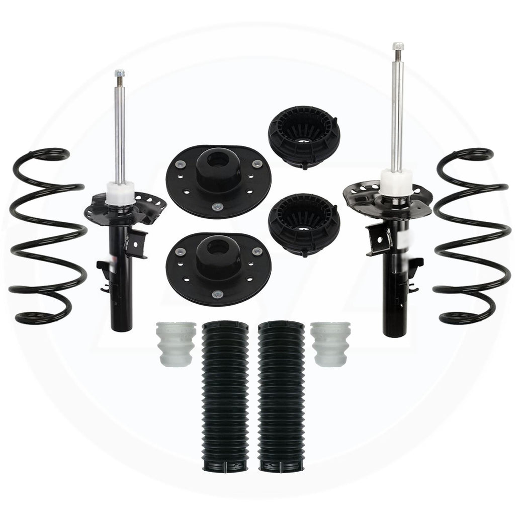 FIT FORD MONDEO MK4 FRONT SHOCKERS SHOCK ABSORBERS MOUNTS COIL SPRINGS KIT 07-15