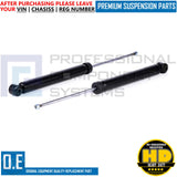 FOR ROVER 75 MG ZT MG SALOON TOURER ESTATE REAR SHOCKERS SHOCK ABORBERS PAIR X2