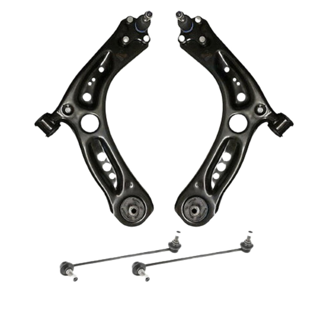 FOR VW GOLF R MK7 FRONT LOWER LEFT RIGHT SUSPENSION WISHBONE ARMS & DROP LINKS