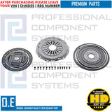 FOR SKODA SUPERB I (3U4) 2.0 DUAL TO SOLID MASS FLYWHEEL CONVERSION CLUTCH KIT