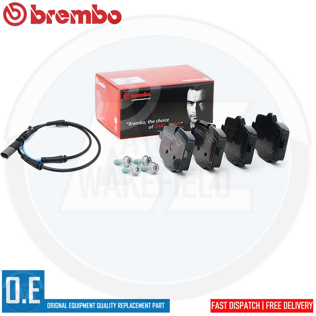 FOR BMW ROLLS-ROYCE REAR AXLE BREMBO BRAKE PADS & WEAR INDICATOR SENSOR WIRE