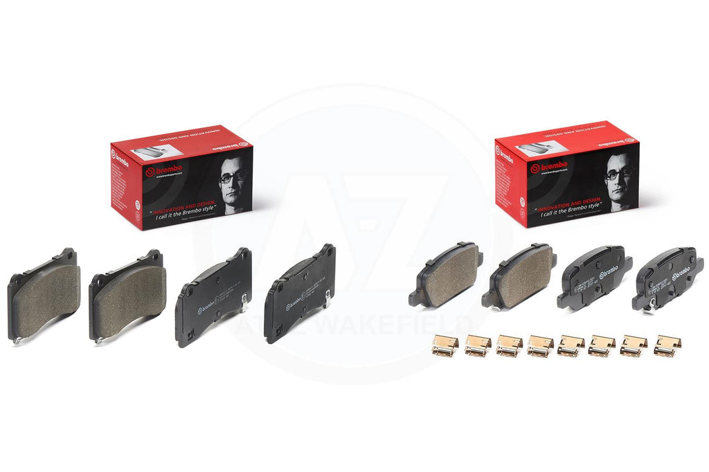 FO TESLA MODEL 3 5YJ3 MODEL Y 5YJY BREMBO FRONT REAR BRAKE PADS (BASE MODELS)