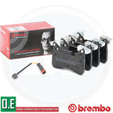 FOR MERCEDES C63 AMG (204) 2008-2014 BREMBO REAR BRAKE DISCS PADS SENSOR 330mm