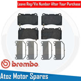 FOR TESLA MODEL S/X ROADSTER FRONT REAR BRAKE PADS SET APEC/BREMBO OE QUALITY