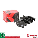 FOR VW GOLF R GTI MK7 / 7.5 BREMBO XTRA PERFORMANCE FRONT REAR BRAKE PADS SET