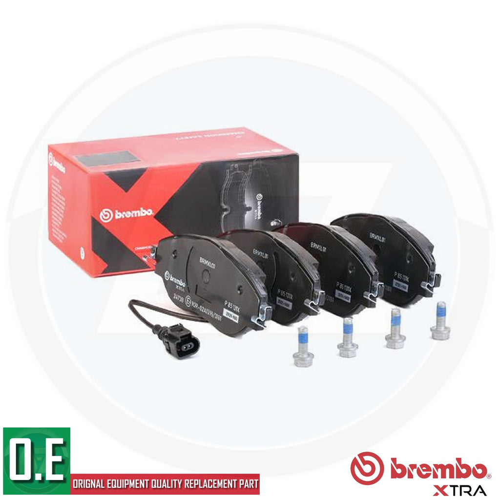 FOR VW PASSAT 2.0 TDI 2014- FRONT BREMBO XTRA PERFORMANCE BRAKE PADS SET