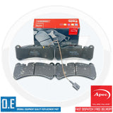 FOR MASERATI GHIBLI QUATTROPORTE APEC FRONT REAR BRAKE PADS SENSORS 673010325