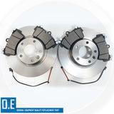 FOR PORSCHE CAYENNE 3.0 DIESEL FRONT REAR HIGH CARBON BRAKE DISCS PADS & SENSORS