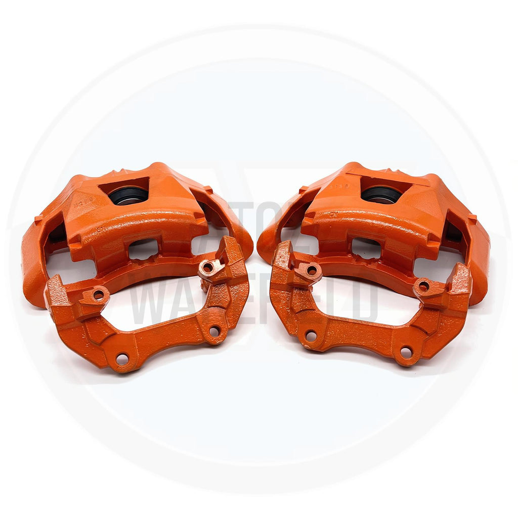 FITS FORD FOCUS 2.5 ST MK2 FRONT LEFT RIGHT BRAKE CALIPER CARRIER SLIDERS ORANGE