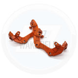 FITS FORD FOCUS 2.5 ST MK2 FRONT LEFT RIGHT BRAKE CALIPER CARRIER SLIDERS ORANGE