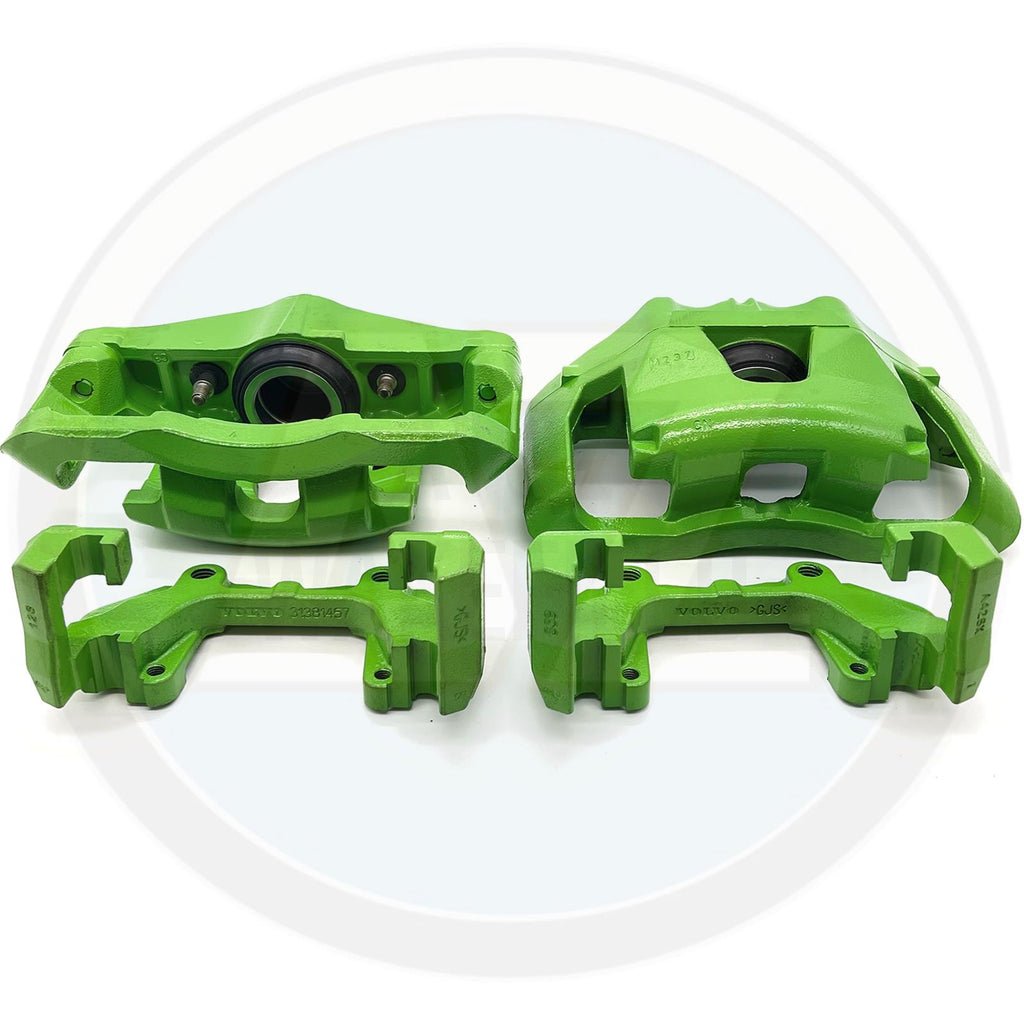 FITS FORD FOCUS 2.5 ST MK2 FRONT LEFT RIGHT BRAKE CALIPER CARRIER SLIDERS GREEN