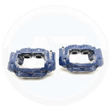 FOR SUBARU WRX STi GENUINE 4 POT FRONT BRAKE CALIPERS PAIR LEFT & RIGHT BLUE OEM